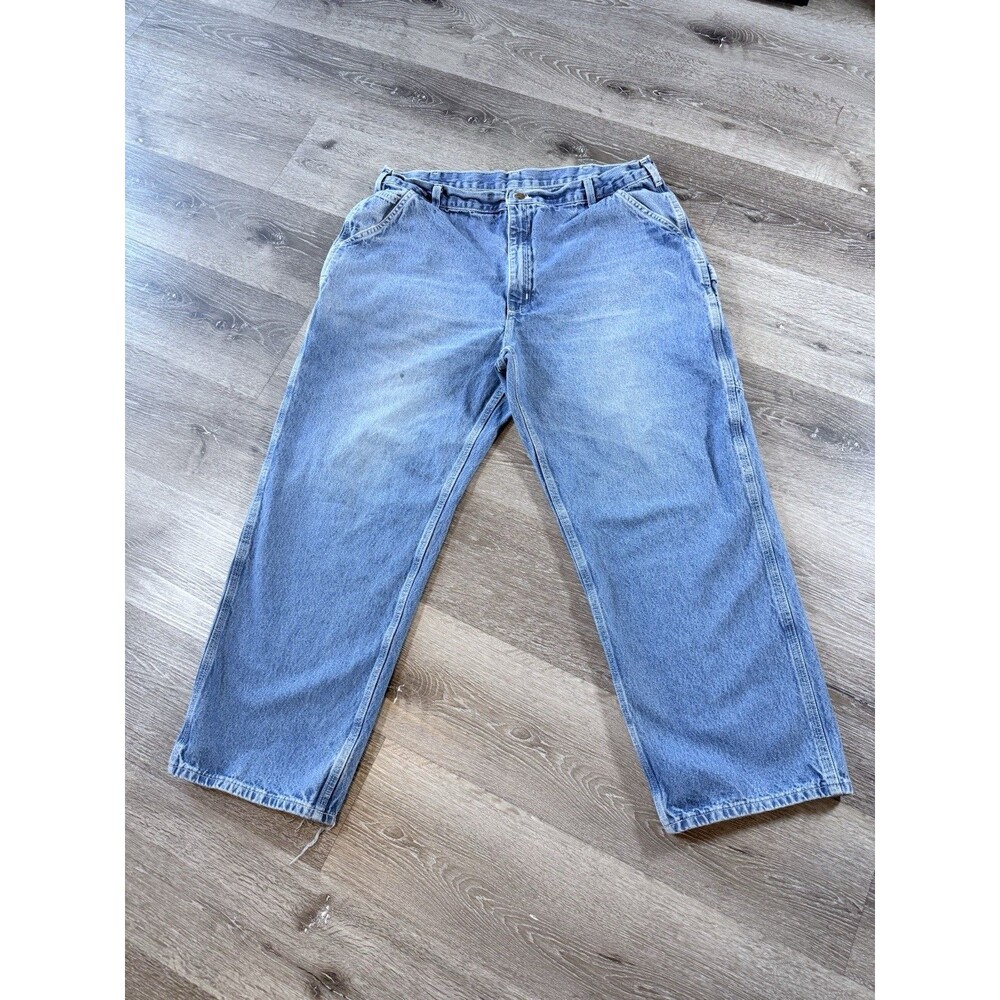 Carhartt B13DST Double Front Carpenter Dungaree Jeans Loose Fit 42/30